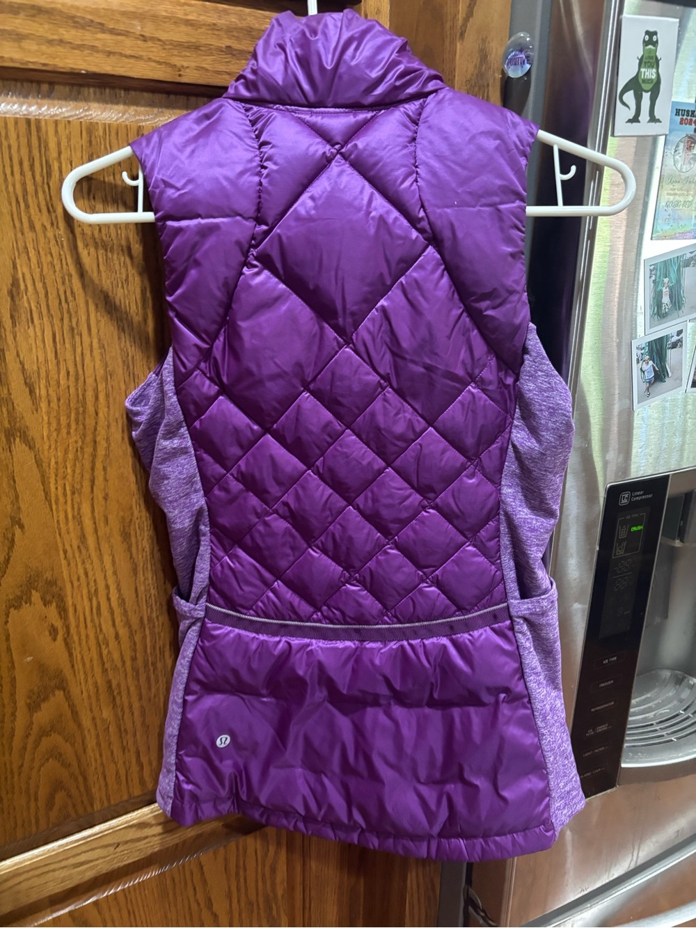 Women’s Lululemon Purple Quilted Sleeveless Vest size 4 - Picture 6 of 12